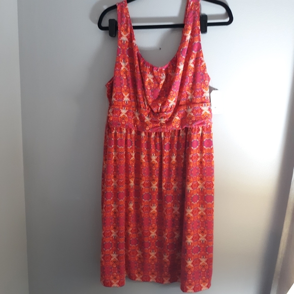Faded Glory Dresses & Skirts - Faded Glory orange flip flop sun dress